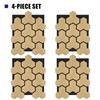 4 PCS Sound Absorbing Panels, Wood Soundproof Wall Panels, Decorative