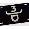 Diamond Etched Products Custom Cattle Ranch Brand Car Tag Diamond
