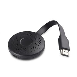 4K Wireless Display Adapter Airplay Miracast Dongle, Streaming Media Video Audio File HDMI Wireless Extender, Screen Mirroring Video Audio Receiver from Laptop, PC, Smartphone