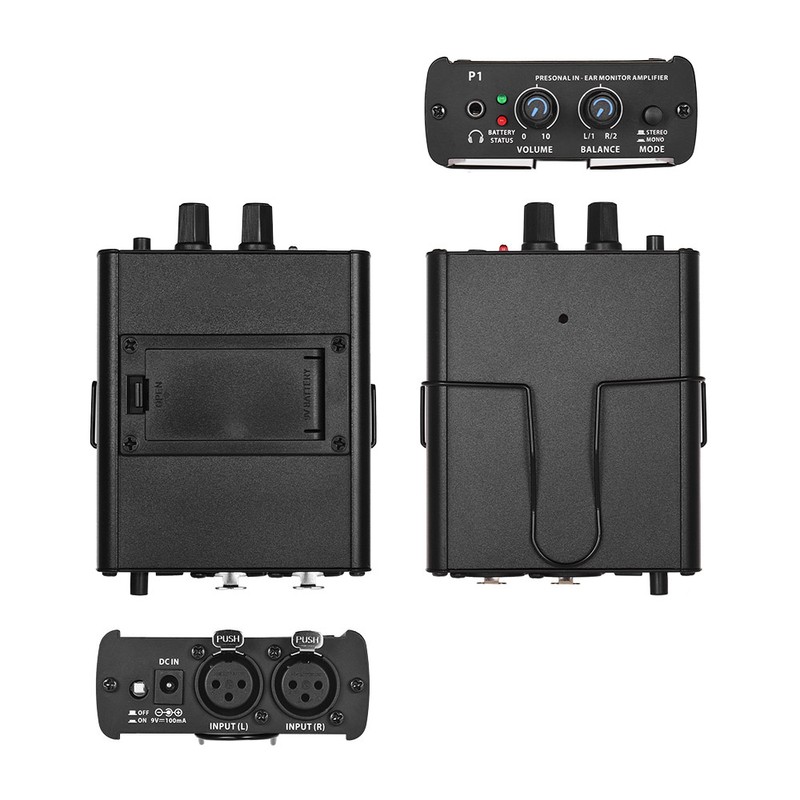 Personal In-ear Monitor Headphones Earphones Amplifier Amp with XLR Inputs