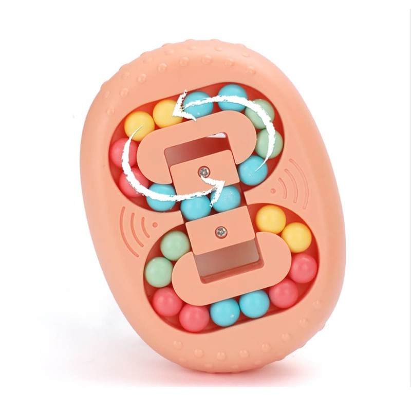EACHHAHA Magic Bean Rotating Finger Cube, Fidget Toys, Skill Game