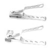 QICAITU 3 Pcs Nail Clippers with 360-Degree Rotating Head -