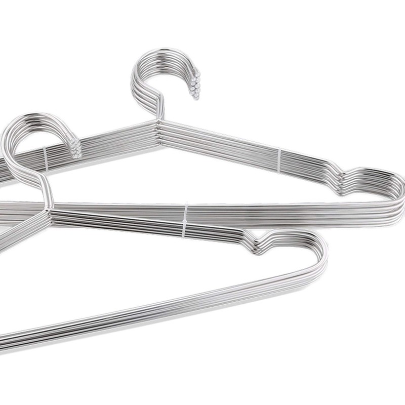 Tosnail 50 Pack Stainless Steel Strong Wire Metal Hangers Heavy