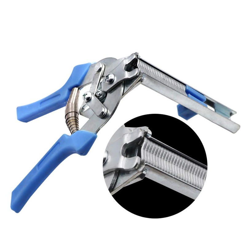 MUALROUS Hog Ring Plier Wire Cage Pliers with 600PCS M