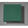 3.9 x 3.9 x 0.12 inches (100 x 100 x 3.0 mm) rubber plate (streaked/black)