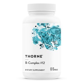 THORNE - B-Complex #12 - Vitamin B Complex with Active B12 and Folate - 60 Capsules