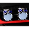 Bestbling Crystal Bling Sparking Car Fragrance Owl Car Diffusser Air