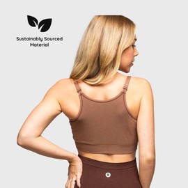 BABYGO® Maternity Bras | Comfort for Breastfeeding, Pregnancy & Postpartum | Seamless, Wireless & Super Soft Nursing Bra (UK, Alpha, L, Regular, Regular, Standard, Mocha)