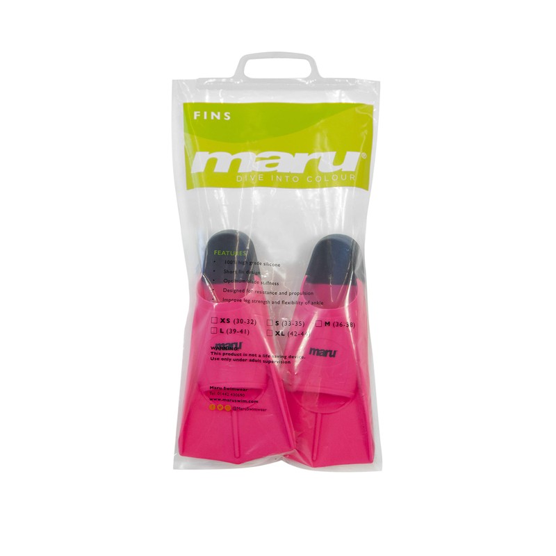 Training Fins - Pink/Black UK 7/8 (EU 41/42)