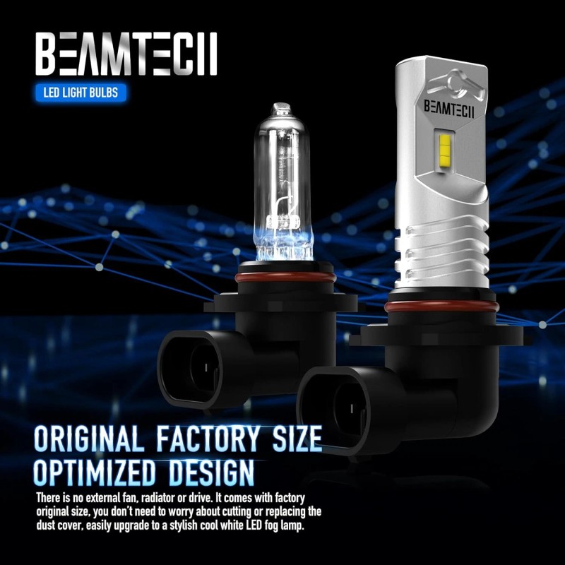 Beamtech H10, 9145, 9140 LED Fog Light Bulbs 30W 800LM