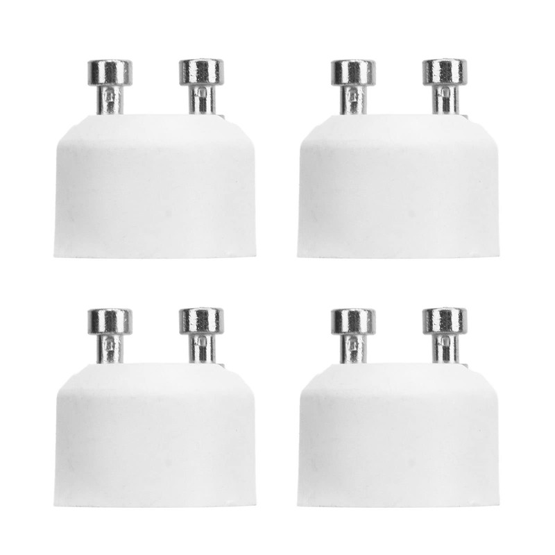 4PCS GU10 to MR16 Lamp Base,Durable ABS GU10 to MR16