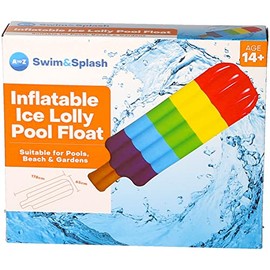 Padgett Bros Inflatable Ice Lolly Pool Float, Red, L