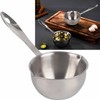 Hominas Milk Pot with Spout, Butter Melting Pot Stainless Steel