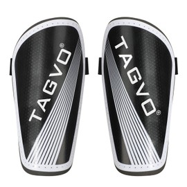 TAGVO Soccer Shin Guards for Kids Youth - Protective Soccer Equipment for Boys Girls - Adults Men Women Soccer Shin Guards - Soccer Shin Pads for Kids Girls Boys, High Impact Resistant