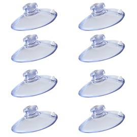 FixItRight 8 Pack Suction Cups for Aquarium Thermometer, Replacement Cups for Fish Tank Thermometers