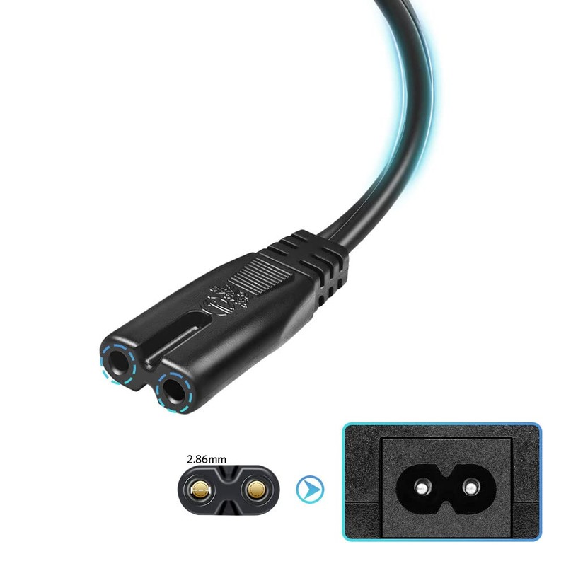 Power Cord for Recliner Chair, Sopito 6ft 2 Prong Power
