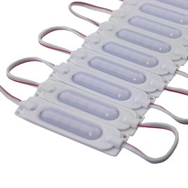 REXTiN Super Bright 200pcs 6 LED Module Lights 5050 COB Waterproof Decorative for Letter Sign Advertising Signs with Tape Adhesive Backside (White)