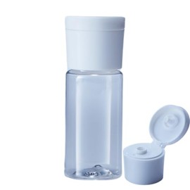 AIM'S SB03-20C Refillable Container, Hinged Cap, One Touch, Small Portion, Cosmetic Container, 0.7 fl oz (20 ml), 1 Refillable Bottle, Travel Bottle, For Travel