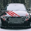 2Pcs Car Hood Cover Sticker Claw Mark Style Universal Engine
