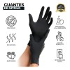 Guantes De Nitrilo Libre De Latex Sin Polvo Azul Negro