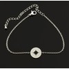Silver Compass Link Chain Bracelet (Stainless Steel) Miss Fit Boutique
