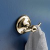 Croydex Flexi-Fix Grosvenor Antique Gold Easy to Fit Robe Hook