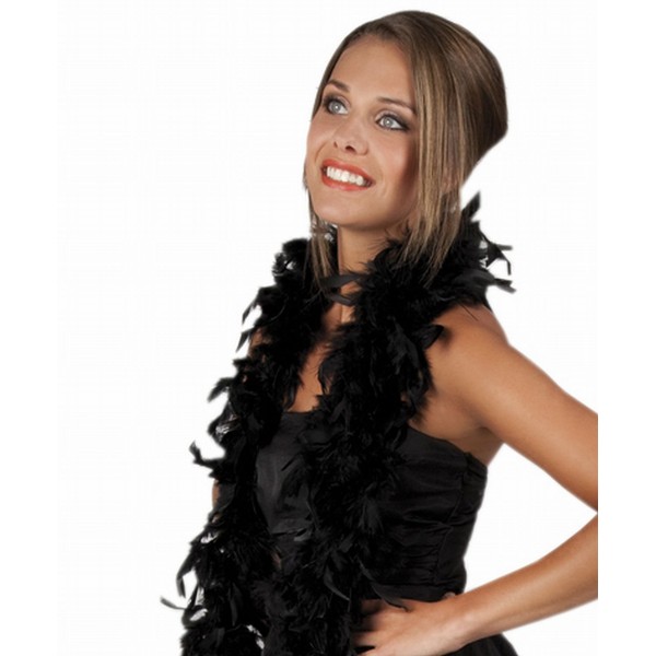 Boland 52785 - Federboa schwarz, 180 cm