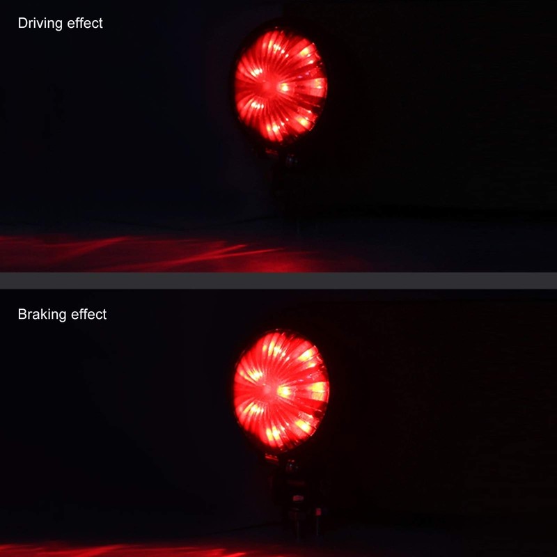 Universal 12V LED Motorcycle Tail Light with Screw Fixing Bar