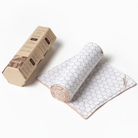 SuperBee Reusable Kitchen "Paper Towel" Roll - Hexagonia