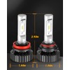 Sealight Focos LED 9005/HB3 H11 Plug and Play 60000 LM,
