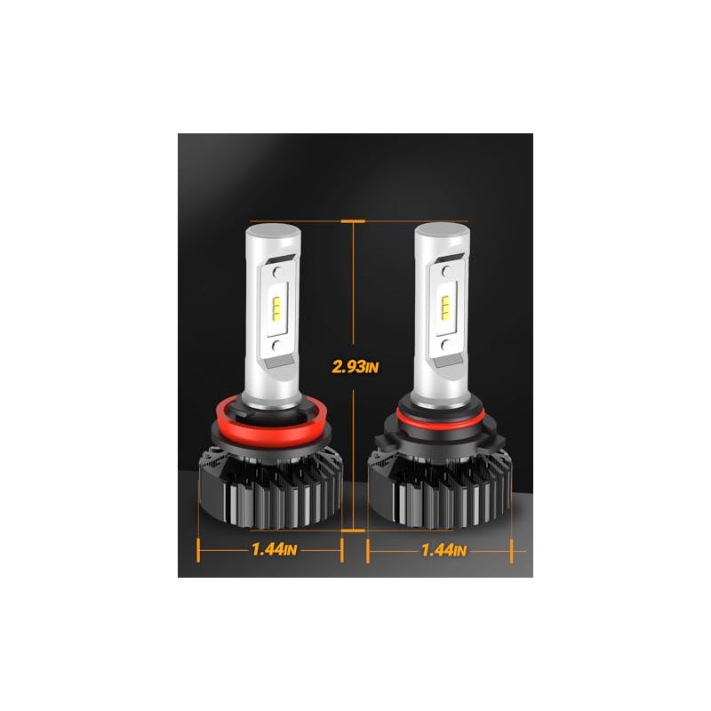 Sealight Focos LED 9005/HB3 H11 Plug and Play 60000 LM,