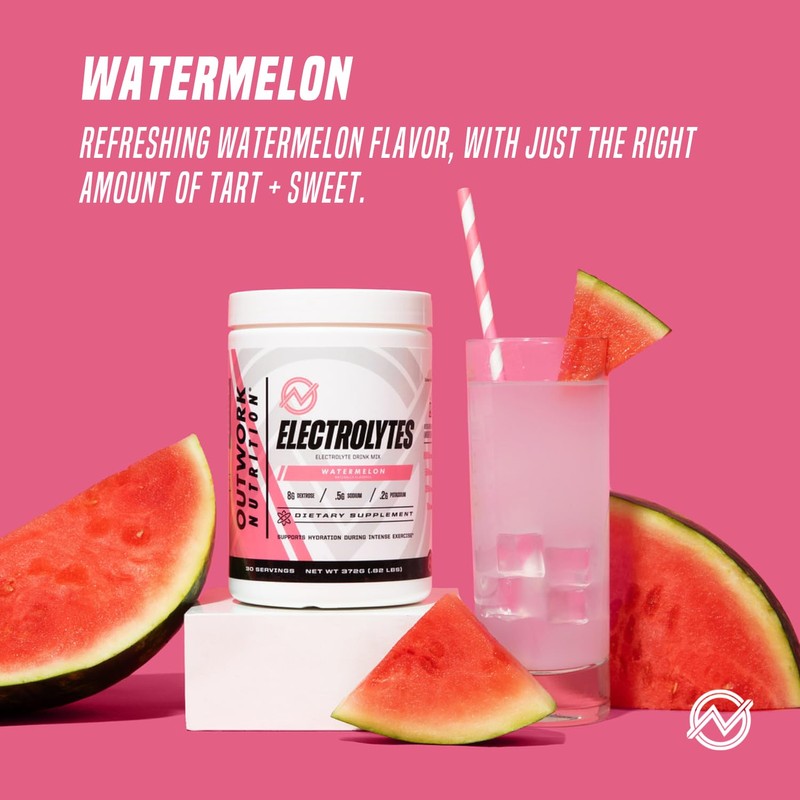 Outwork Electrolytes Powder (30 Servings, Watermelon)