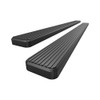 APS Running Boards 5in Black Compatible with Dodge Ram 1500