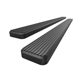 APS Running Boards 5in Black Compatible with Dodge Ram 1500 2002-2008 Regular Cab & Ram 2500 3500 2003-2009 (Exclude Daytona Rumble Bee and SRT-10 Models) Stainless Steel (Nerf Bars Side Steps)