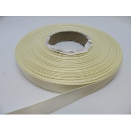 2 metres x 10mm Satin Ribbon Cream Double Sided 10 mm 1cm