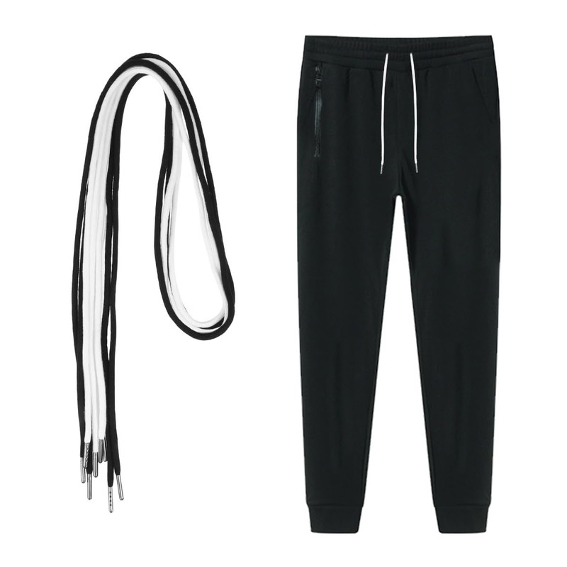 Metal Head Polyester Cotton Drawstring Cord for Hoodies, Sweatpants, Shorts,