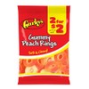 Gurley's Juicy Peach Gummi Rings, Sweet with a Tangy Twist