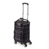 Good Carry Insulated Foldable Shopping Cart (28L) Checkered Pattern