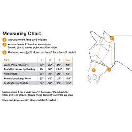 Cashel Quiet Ride Mule Fly Mask with Ears, Black, Mule Yearling