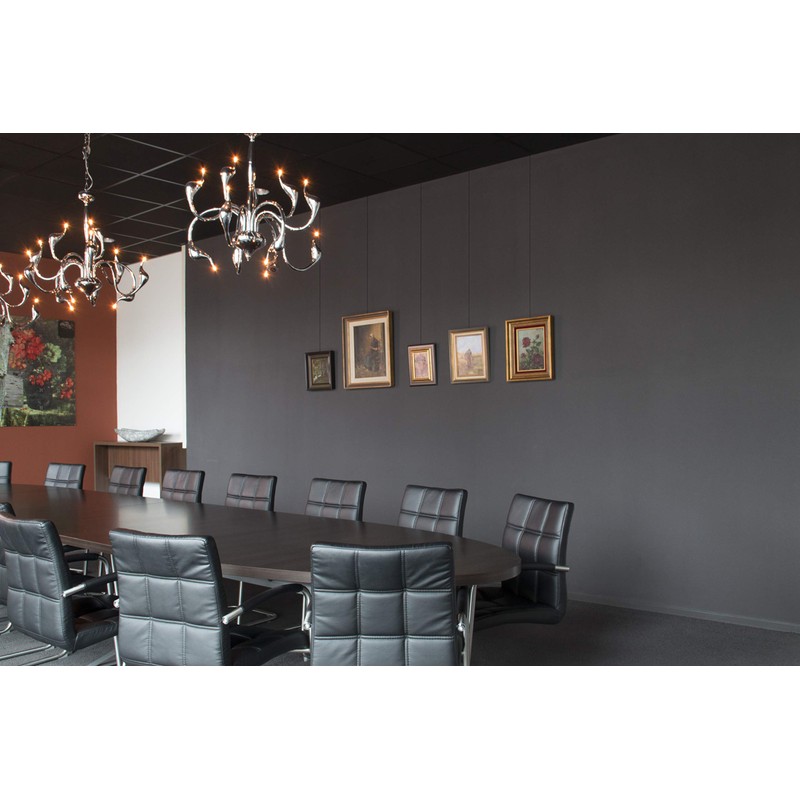 STAS picture hanging (ceiling) system: STAS u-rail white 150 cm