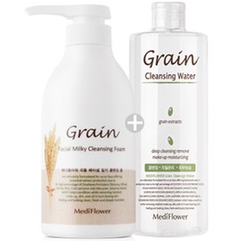 Milky large-capacity cleansing foam 500ml+grain facial cleansing foam 150ml mild foam cleansing - 4.Milky cleansing foam 500ml+grain cleansing water / 밀키 대용량 클렌징폼 500ml+곡물 페이셜 클렌징폼 150ml순한 폼클렌징 - 4.밀키 클렌징폼 500ml+곡물 클렌징워터