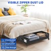 Beborxue Under Bed Storage with Wheels, 4-Pack Under Bed Storage