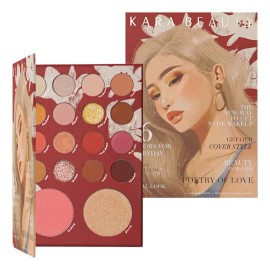 Paleta Sombras Kara Beauty Poetry Of Love 18 Colores Mixto