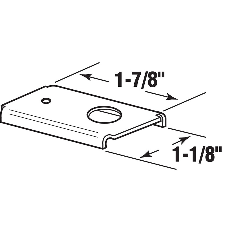 Prime-Line MP7191 Bi-Fold Door Repair Bracket, Fits 3/8 In. and