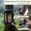 Square Crow Feeder - Hanging Whole Peanut Bird Feeder, Durable