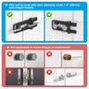AST Childproof Double Door Security Lock, Adjustable Keyed French Door