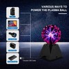 OOTSUN Plasma Ball, 4 Inch Plasma Globe Nebula Thunder Lightning,