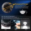 realtop3 7" Motorcycle Projector LED Headlight Driving Light DRL Hi-lo