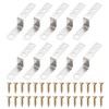 sourcing map 10 Pcs Z Shape Corner Bracket, 1 Inch