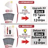 SAPLIZE Golf Grips, Midsize 13 Grips With 15 Tapes, Anti-slip